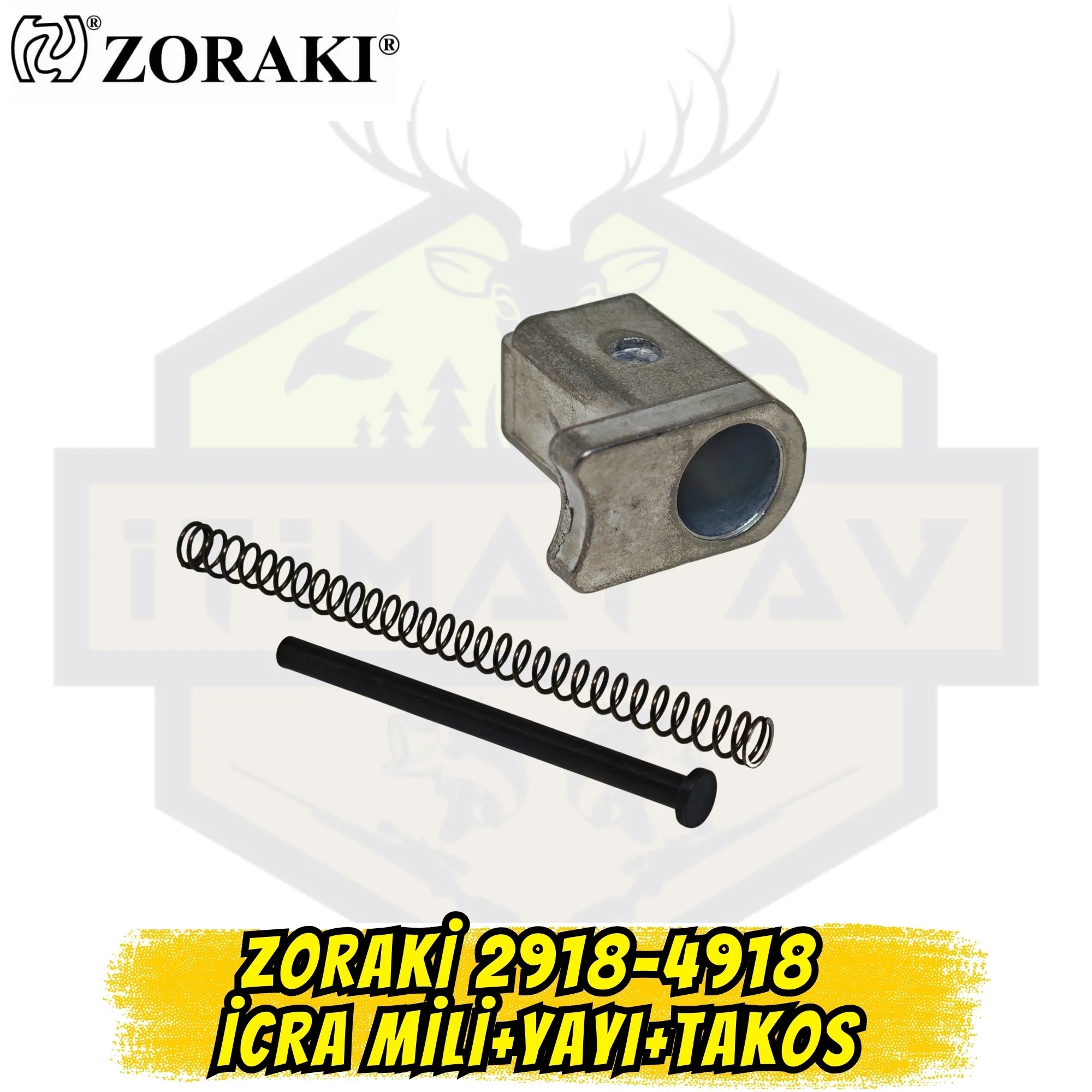 Zoraki 2918-4918 Modelleri İçin İcra Mili, Yayı ve Takozu Takımı