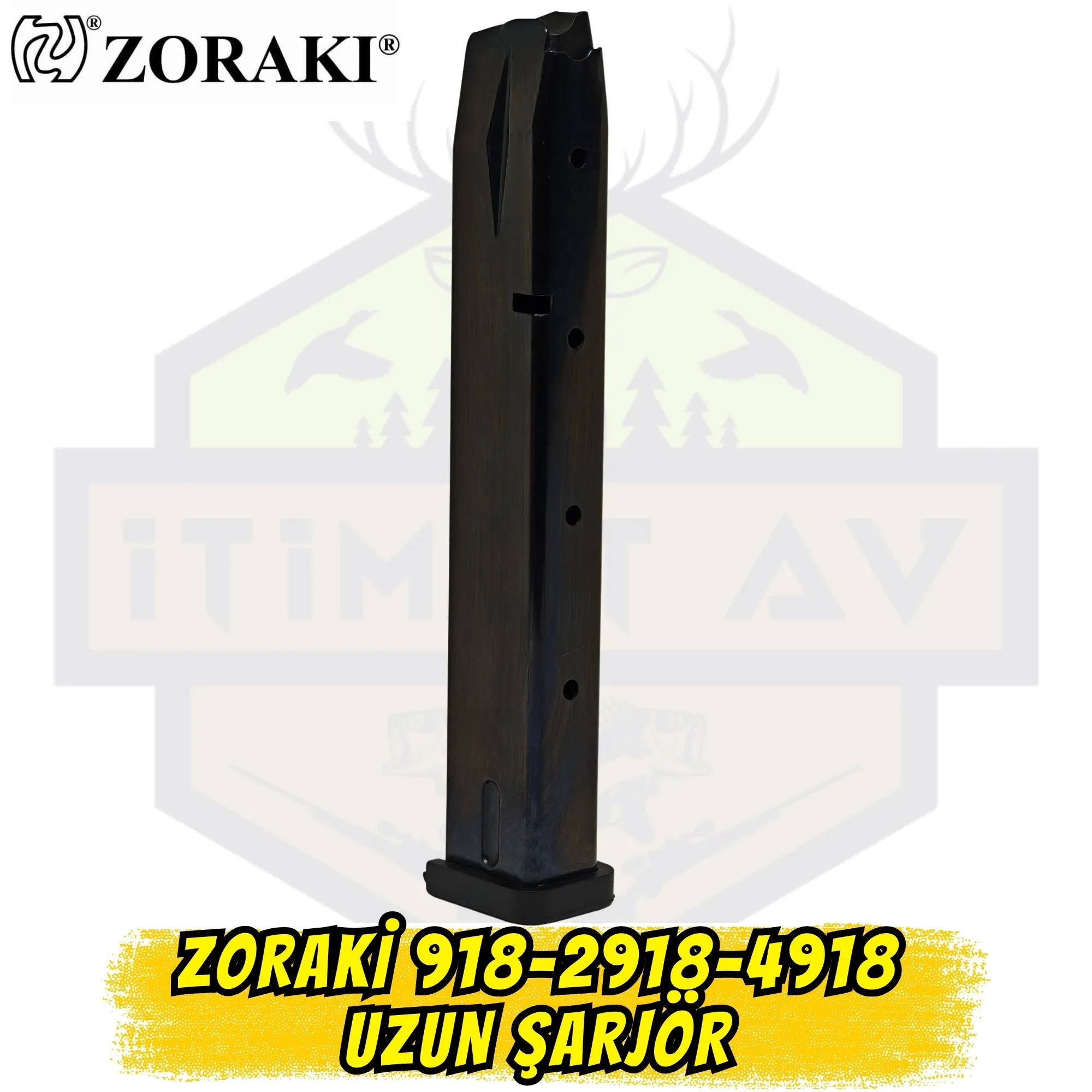 ZORAKİ 2918-T UZUN Yedek Şarjör 25 Lİ