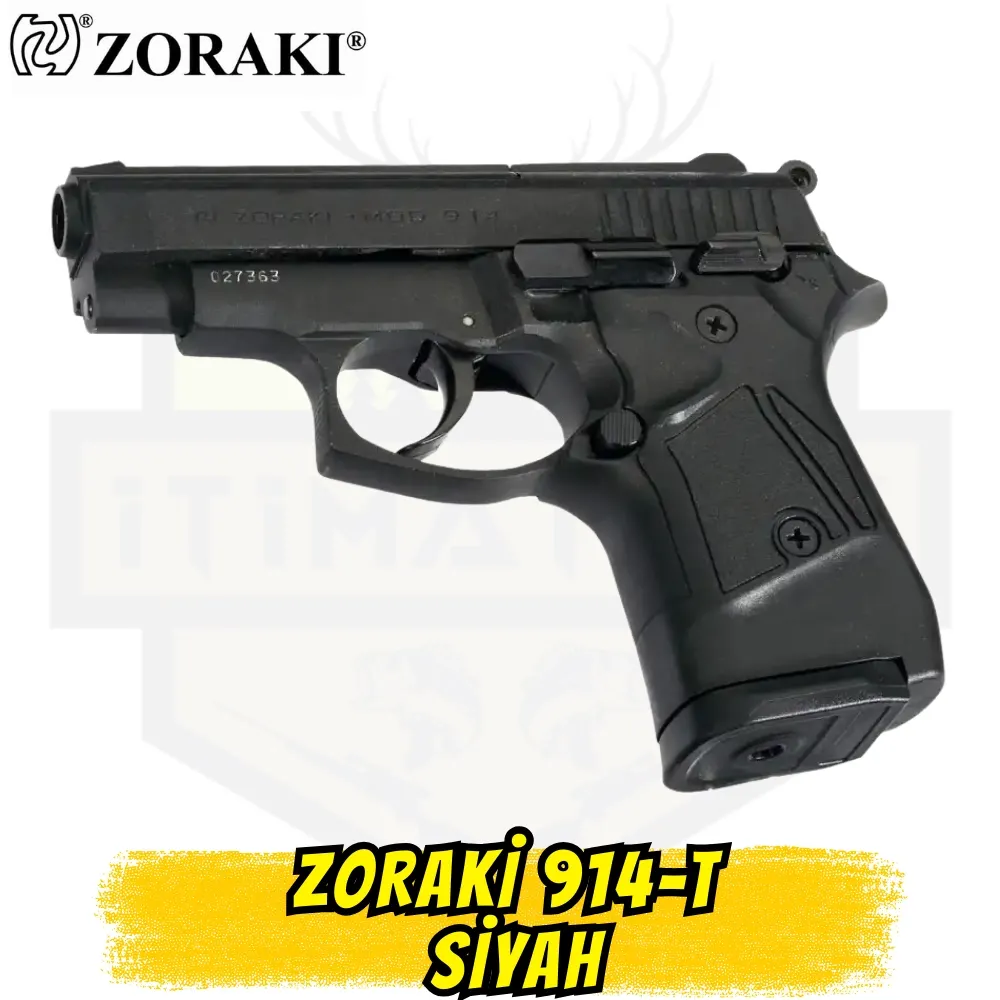 Zoraki 914 Kuru Sıkı Tabanca - Siyah Renk