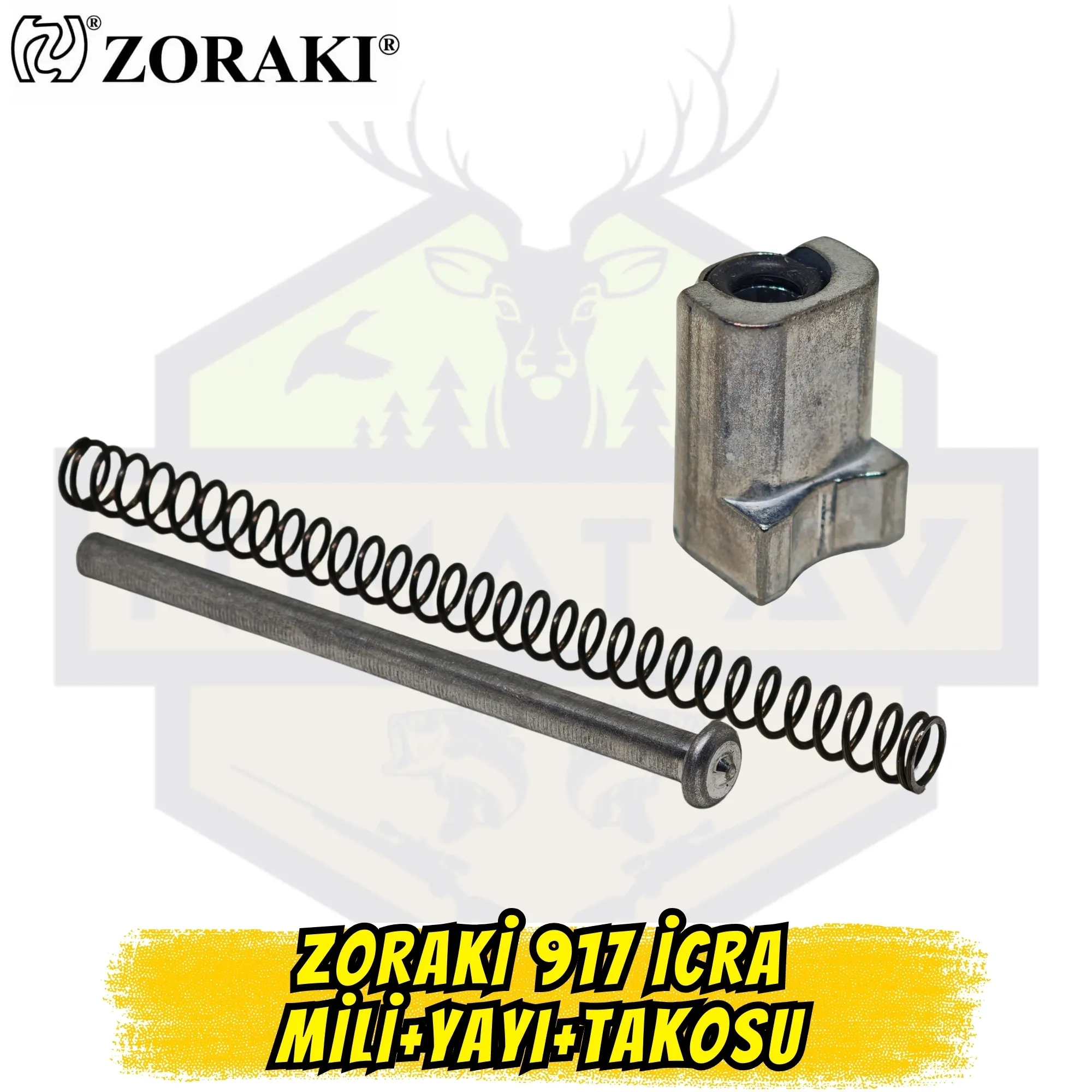 Zoraki 917 Modelleri İçin İcra Mili, Yayı ve Takozu Takımı