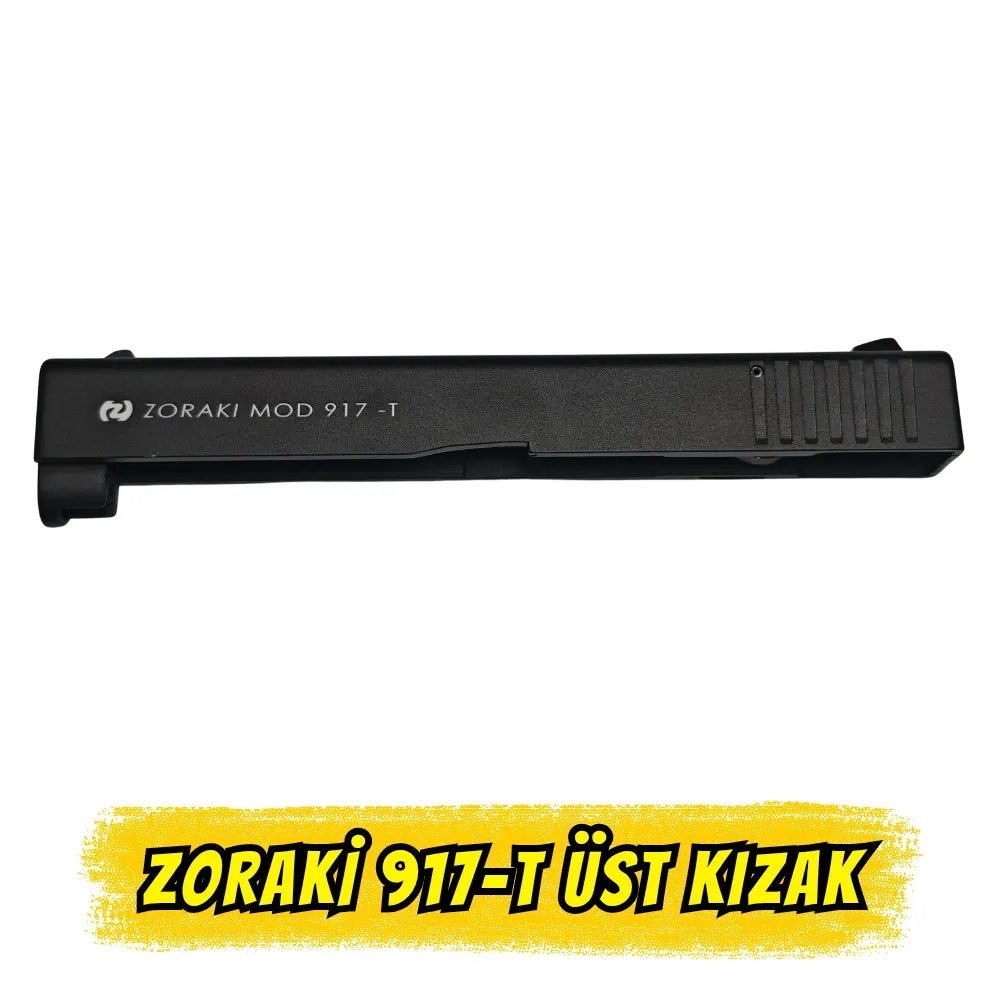 Zoraki 917-T Orijinal Yedek Üst Kızak (Sürgü) - Siyah
