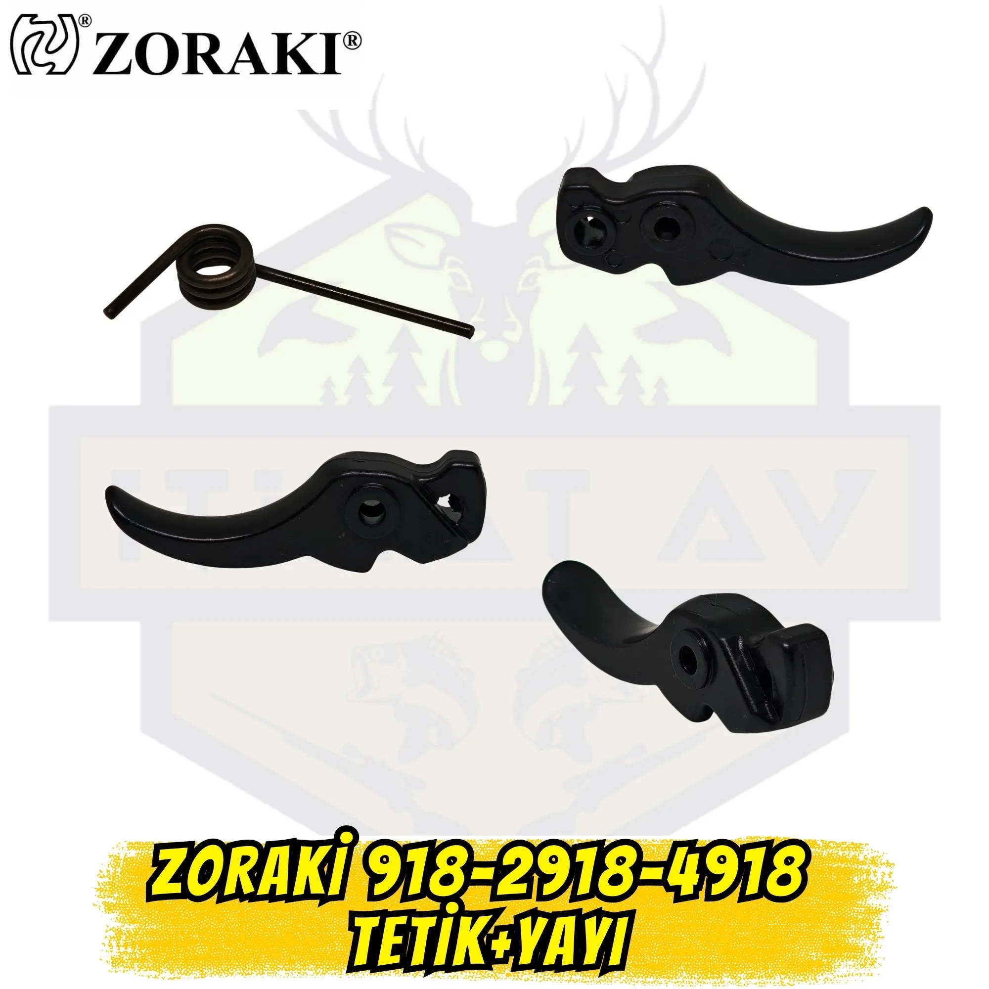 Zoraki 918-2918-4918 Modelleri İçin Tetik ve Tetik Yayı Takımı
