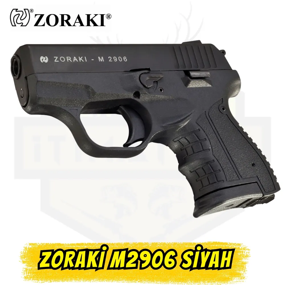 Zoraki M2906 Kurusıkı Ses Tabancası - Siyah (Klasik Kompakt)