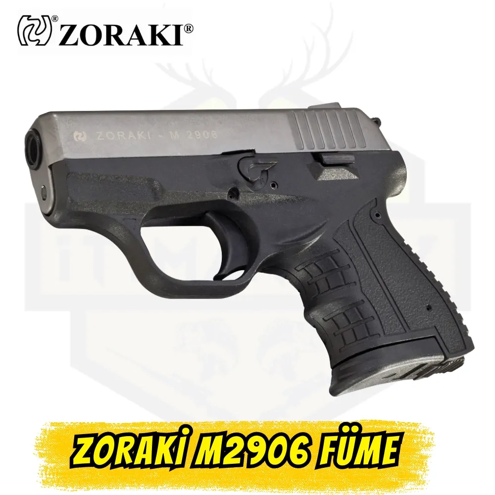 Zoraki M2906 Kurusıkı Tabanca - Füme (Modern Kompakt Tasarım)