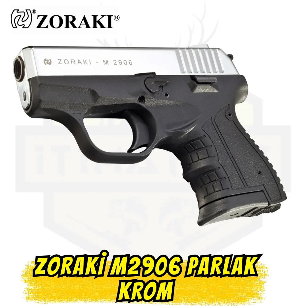 Zoraki M2906 Kurusıkı Tabanca - Parlak Krom (Koleksiyonluk Seri)
