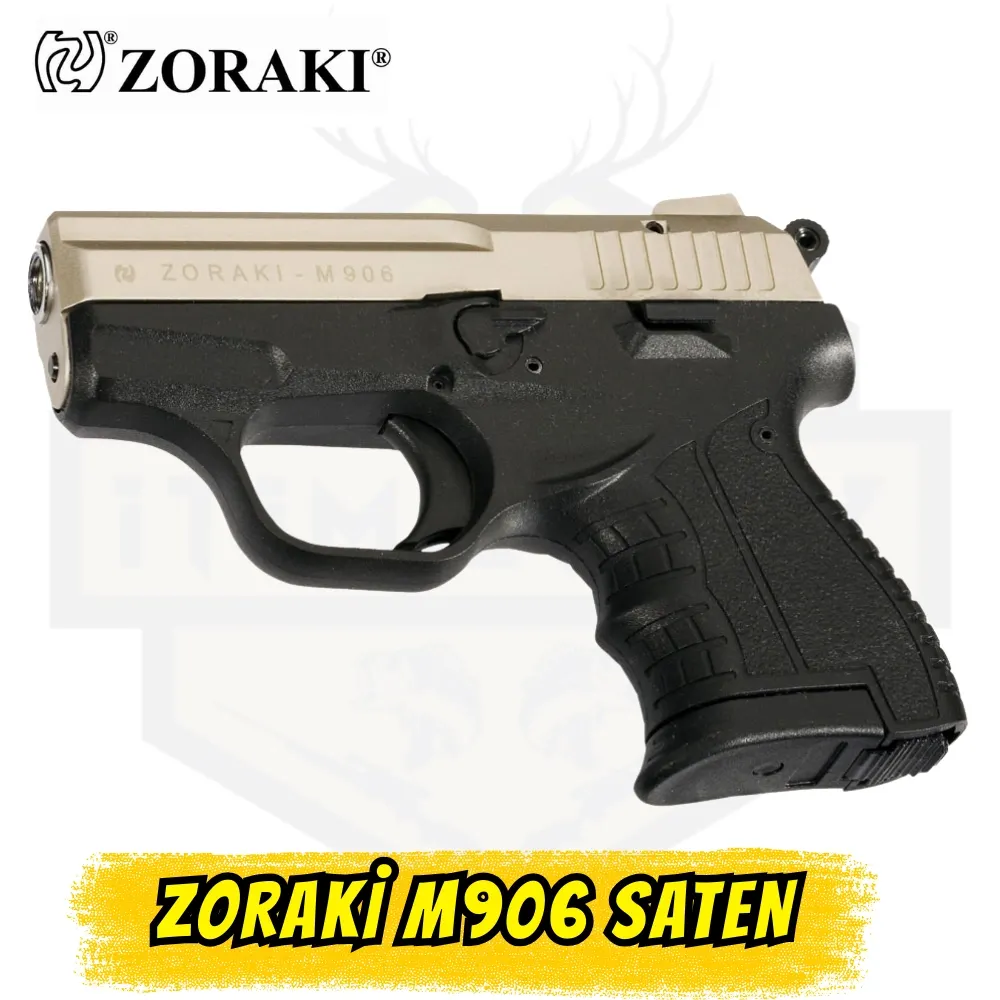 Zoraki M906 Kurusıkı Tabanca - Saten (İpeksi Gri Kaplama)