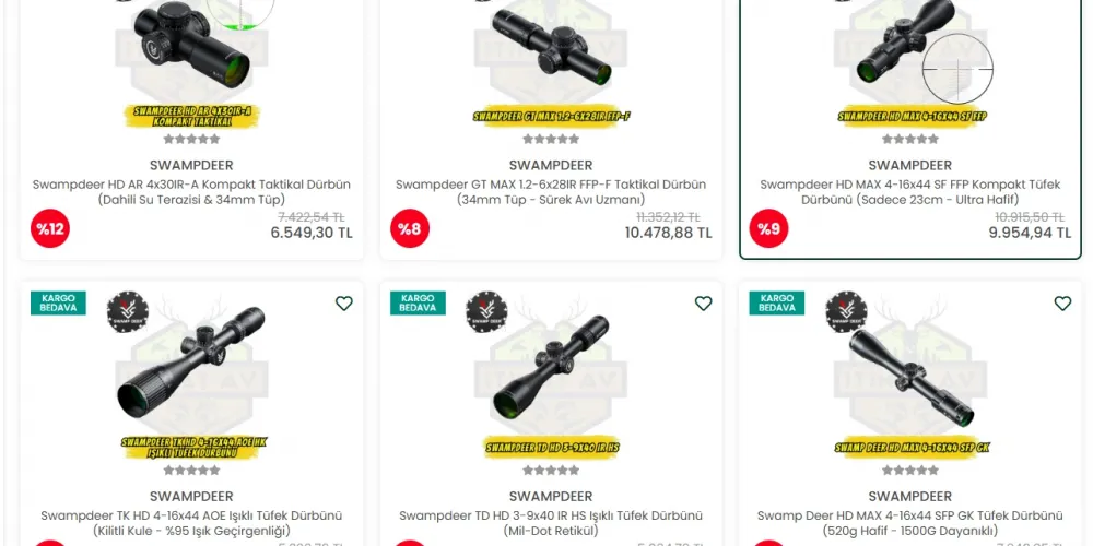 Swampdeer Dürbünler: Kaliteli Optik Çözümler Uygun Fiyata