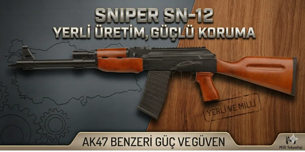 Sniper SN12 Şarjörlü Yarı Otomatik Av Tüfeği: Taktik Güç ve Hassasiyetin Buluşması