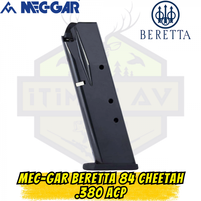 MEC-GAR Beretta 84 Cheetah .380 ACP (9mm Short) 13RD AFC Şarjör