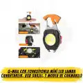 Q-Max Çok Fonksiyonlu Mini LED Lamba (Anahtarlık, USB Şarjlı, 7 Modlu ve Çakmaklı)