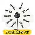 M-LOK Ray Montaj Vida Seti (5 Adet) - Üniversal M-Lok Somun ve Vida Takımı