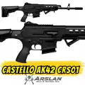 Castello AK42 Şarjörlü Av Tüfeği AK47 tipi AK47 KLONU SİYAH CR01