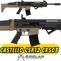 Castello CSR12 Şarjörlü Av Tüfeği SCAR tipi SCAR KLONU ÇÖL-SİYAH CRS03
