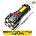 Flaslight L-S03 5IN1 + COB LED Usb Şarjlı El Feneri