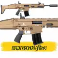 Hunt scx12 Şarjörlü Av Tüfeği scar tipi scar klonu ÇÖL 3