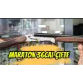 MARATON 36KALİBRE ÇİFTE Av Tüfeği İŞLEMELİ SARI PARÇALI