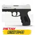 Retay PT-23 Kurusıkı Tabanca (Parlak Krom - Koleksiyonluk - 17+1 Kapasite)