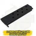 Uzun Belçika Browning 7.65mm Tabanca Şarjörü (8 Fişek Kapasiteli - Siyah)