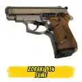 Zoraki 914 Füme Kurusıkı Tabanca (Ahşap Görünümlü Kabze - 14+1 Kapasite)
