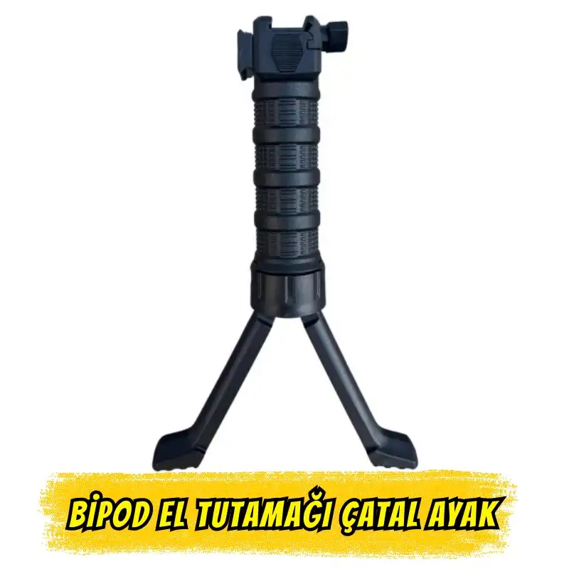 Açılır Bipod El Tutamağı Çatal Ayak