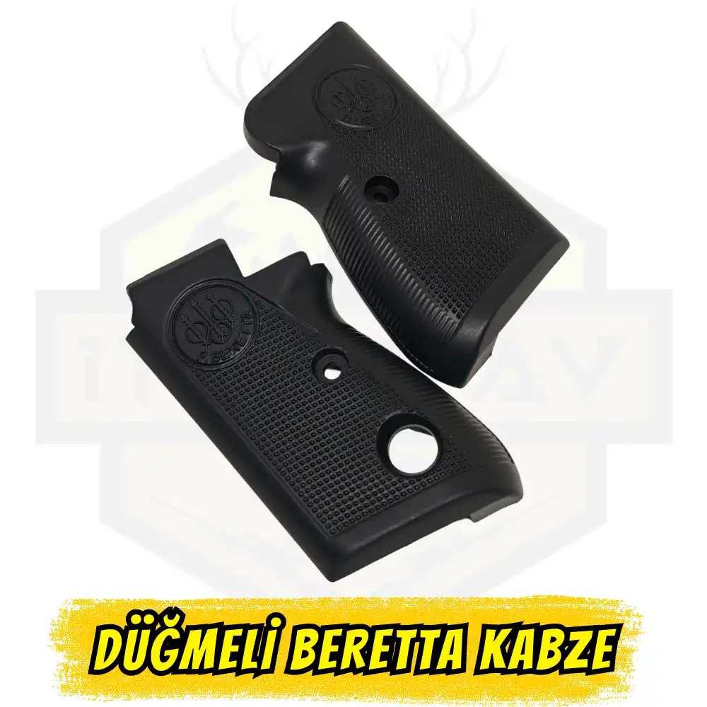 Beretta 92FS / F92 (Düğmeli) Siyah Plastik Kabze Takımı