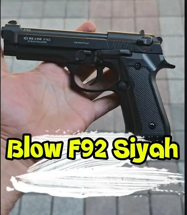 BLOW F92 Kurusıkı Ses Tabancası Siyah