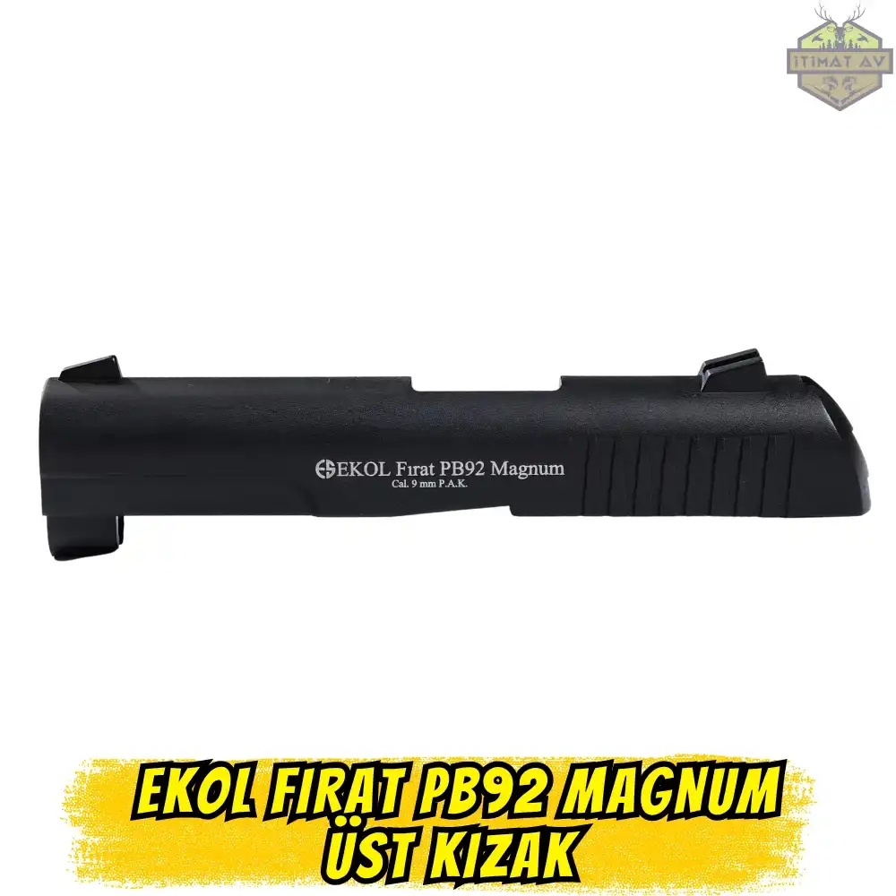 Ekol Fırat PB92 Magnum Kurusıkı Yedek Üst Kapak (Siyah)
