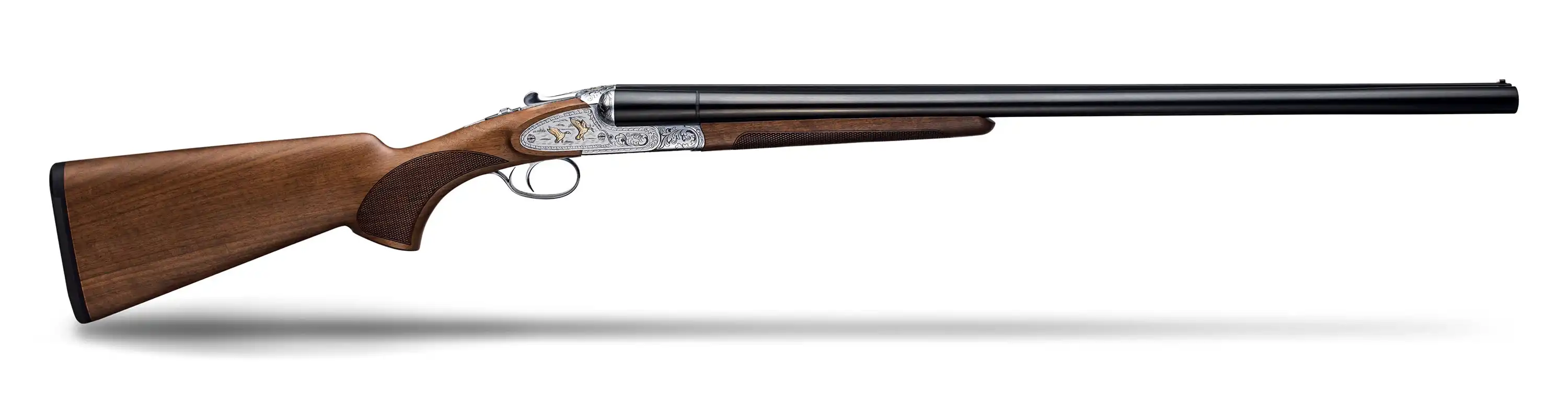 HUĞLU 200 AC GR4 ÇİFTE AV TÜFEĞİ BEYAZ İŞLEMELİ