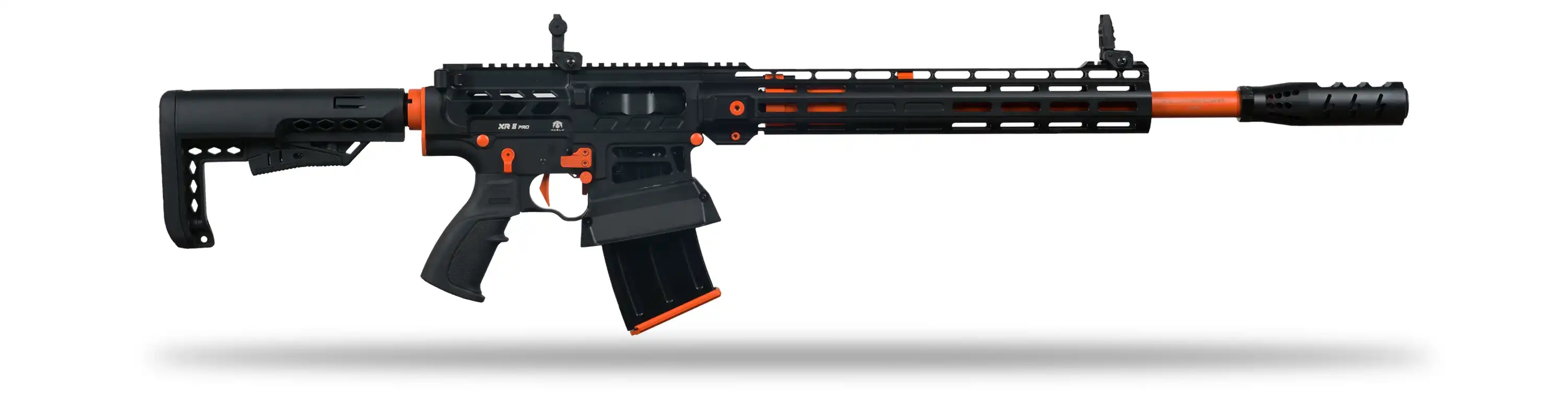 HUĞLU XR 8 PRO ORANGE ŞARJÖRLÜ AV TÜFEĞİ SİYAH TURUNCU PARÇALI