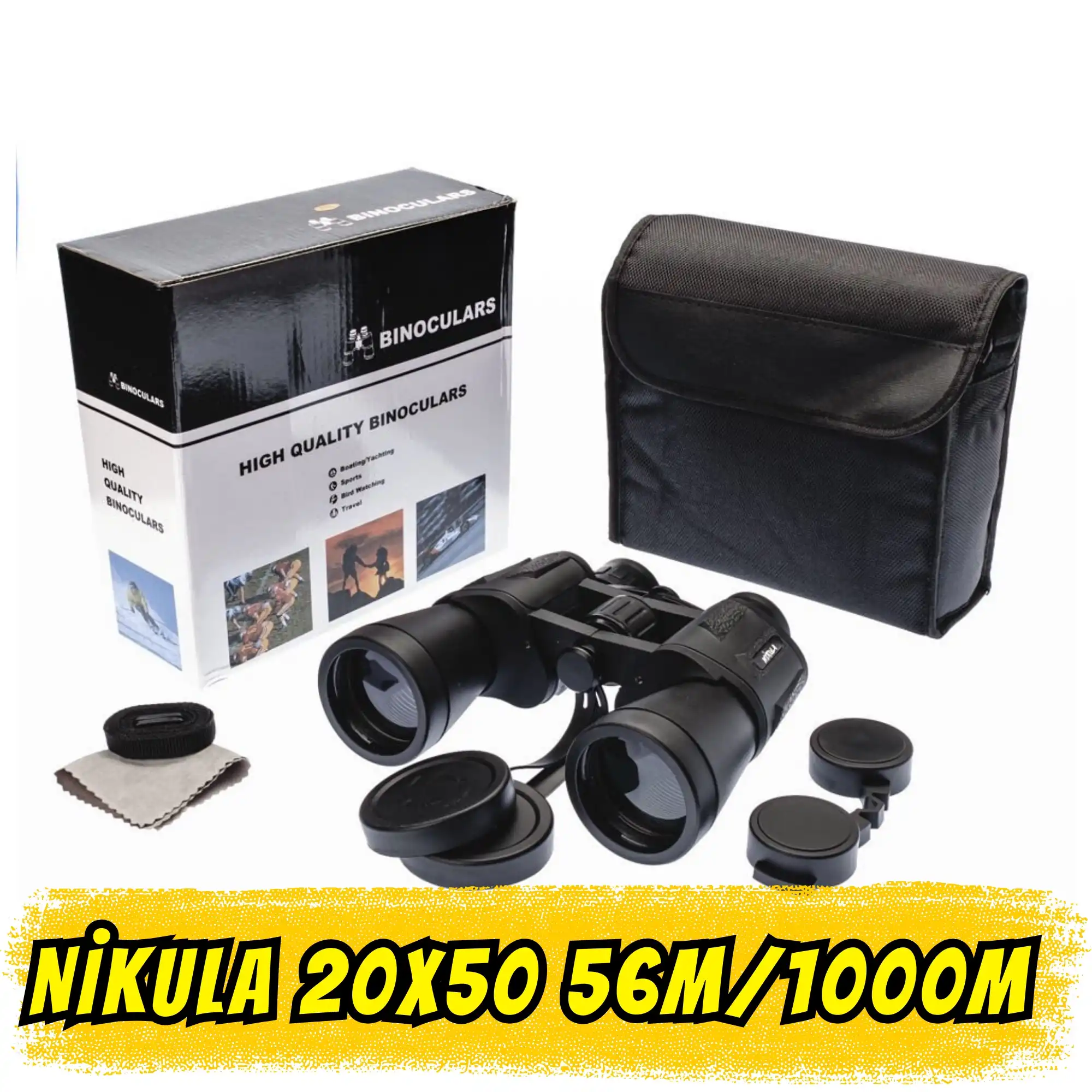NİKULA 20X50 EL DÜRBÜNÜ 56M/1000M