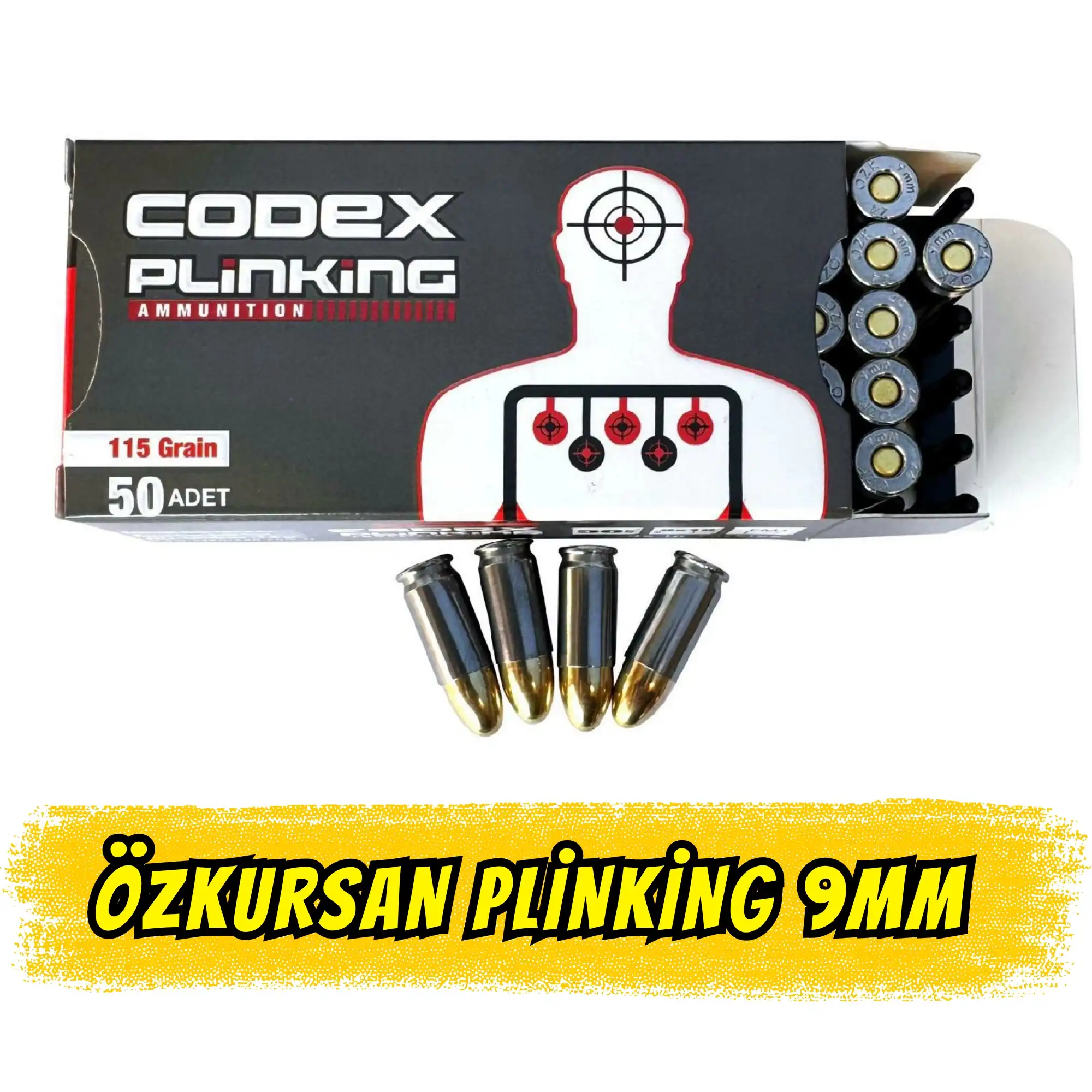 Özkursan Plinking 9MM Tabanca Mermisi