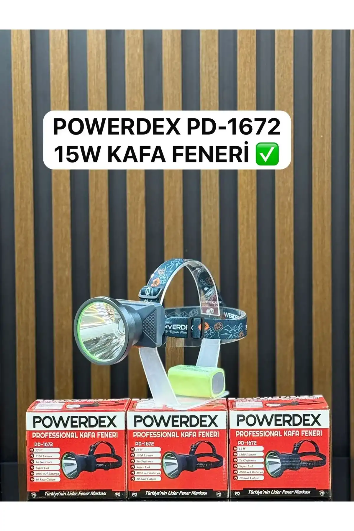 Powerdex PD-1672 Professıonal Kafa Feneri