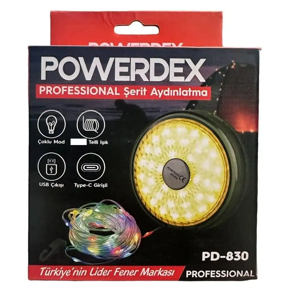 Powerdex PD-830 Şerit Led Aydınlatma 7.5 Metre