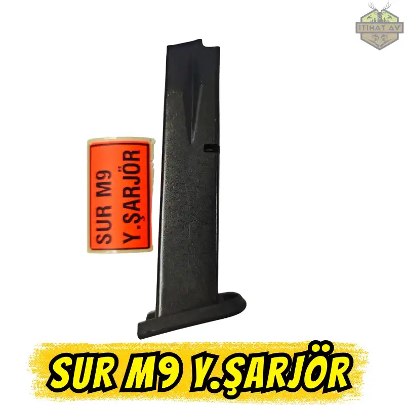 SUR M9 Yedek Şarjör 17+1 Kapasite