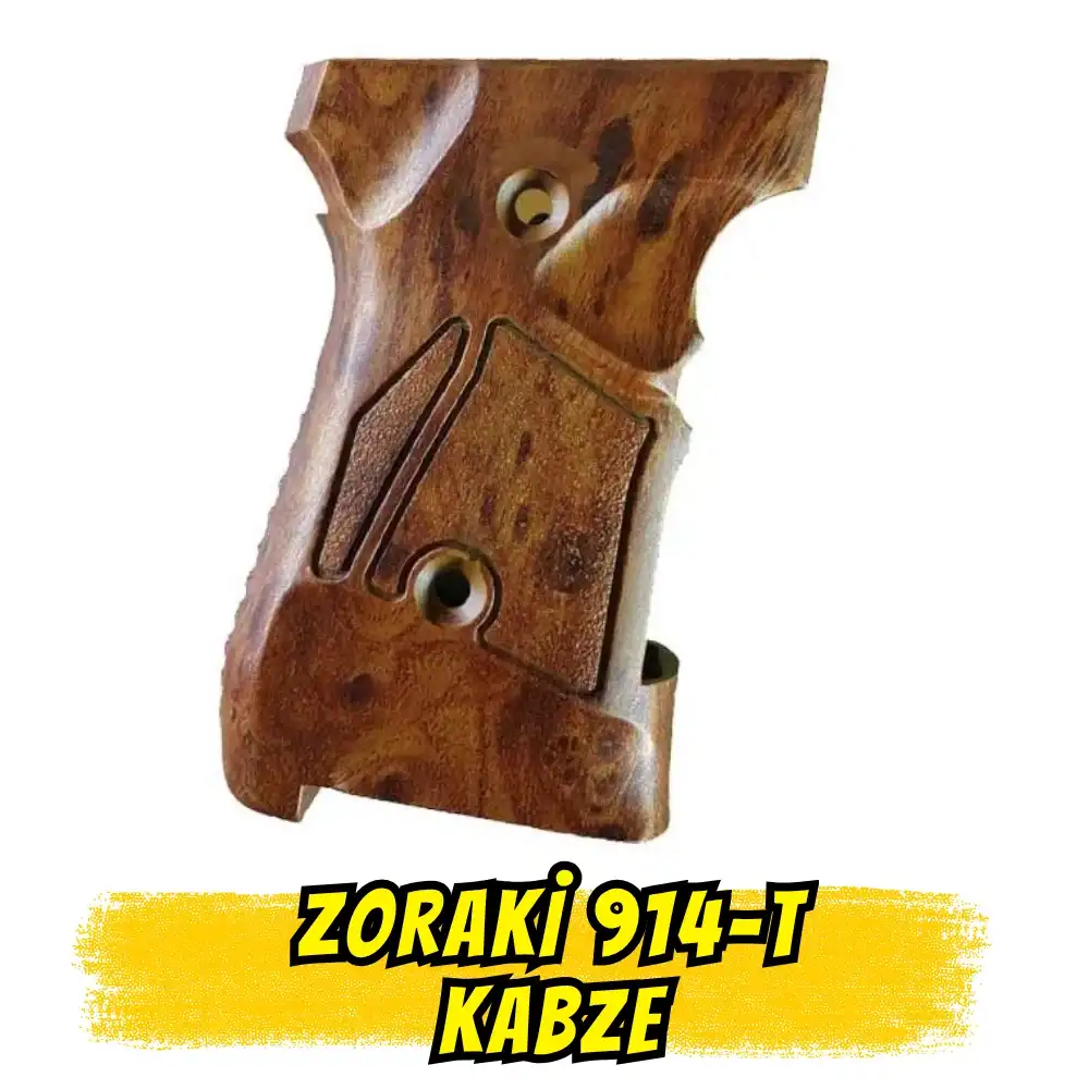 Zoraki 914 Uyumlu Ahşap Görünümlü Plastik Kabze