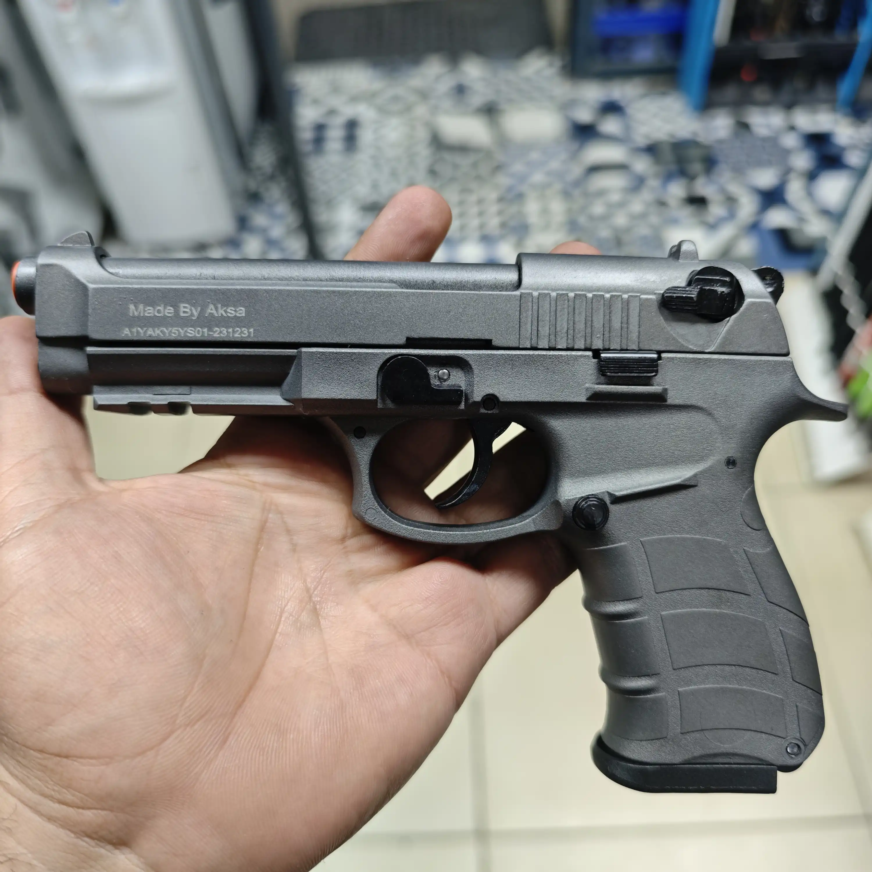 AKSA AK18 KURUSIKI SES TABANCASI TUNGSTEN