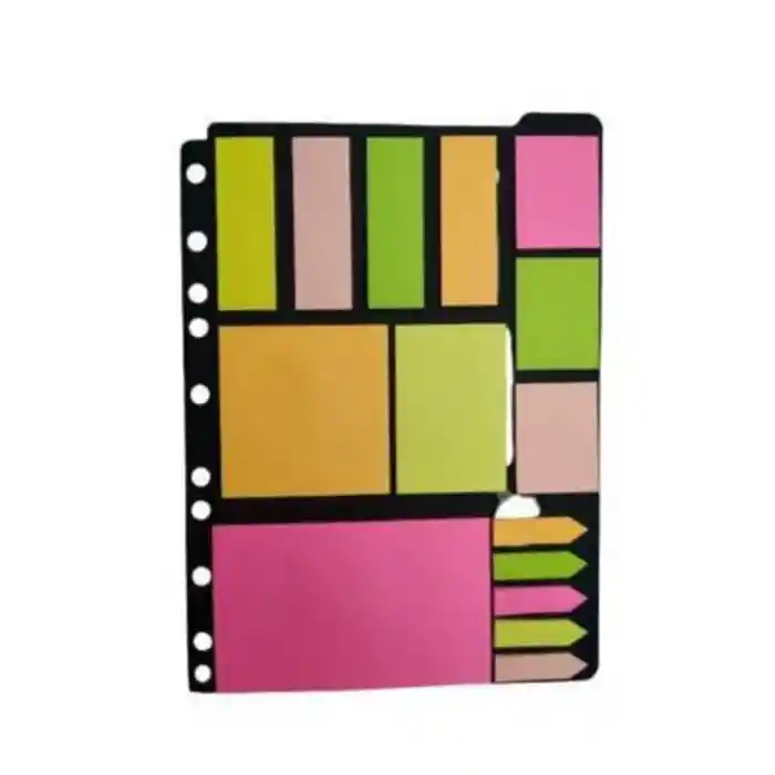 Paste Notes Post-it Seti (KLASÖRE TAKILABİLİR) Not Kağıdı Index