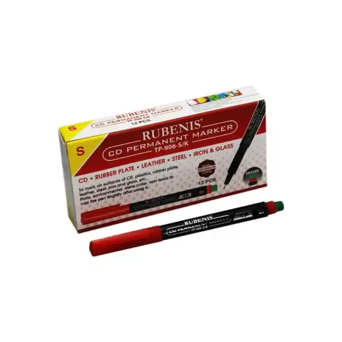 Asetat Cd Kalemi 3lü Set - S (Ince Uç)