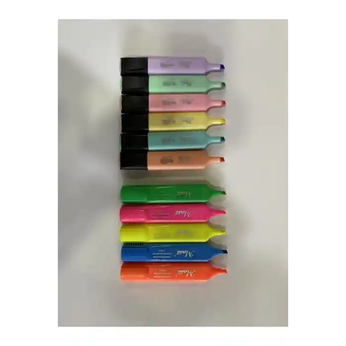 11li Fosforlu Set Pastel Renkler Fosforlu +canlı Renk Set11