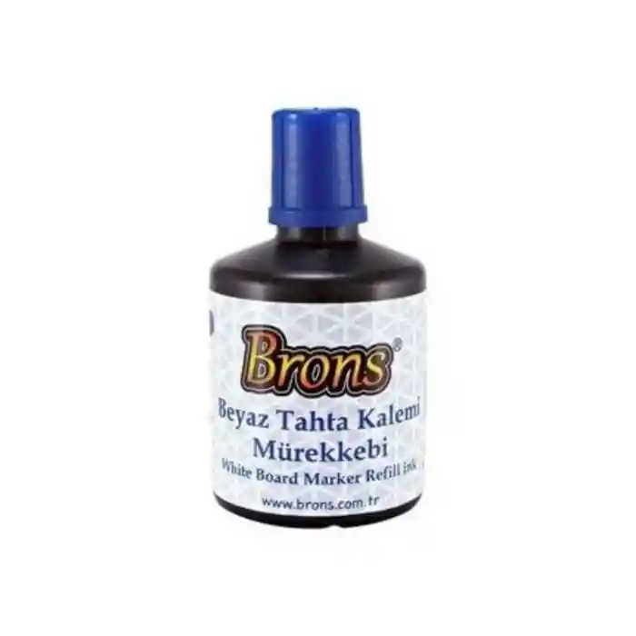 Brons Tahta Kalem Mürekkebi 100ml Mavi
