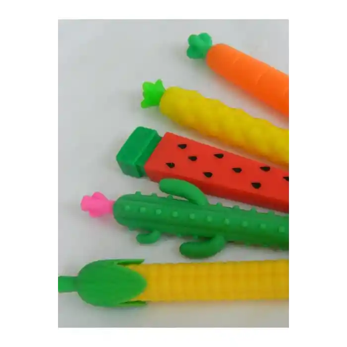 Versatil Kalem Seti 5li 0,7 Uçlu (KARPUZ, HAVUÇ, MISIR, KAKTÜS, ANANAS)