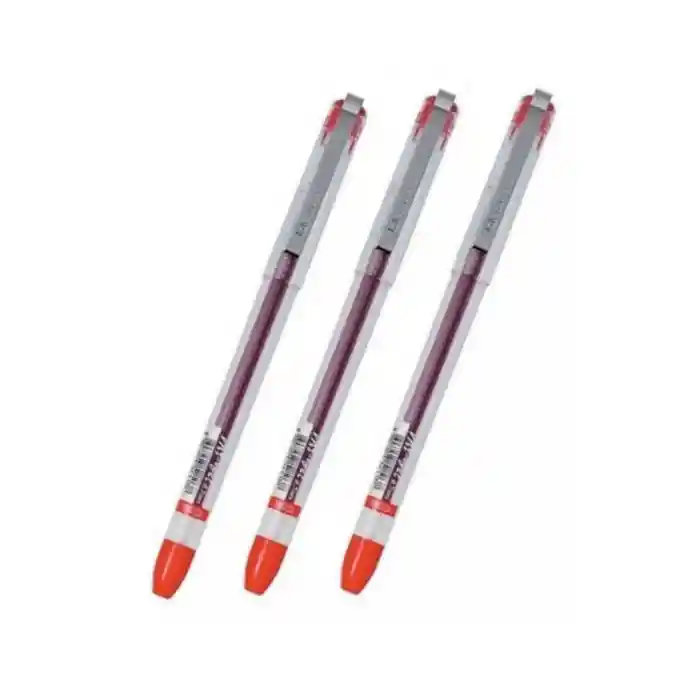 My Gel 0.3mm Kırmızı Ince Iğne Uçlu Jel Kalem 3 Adet