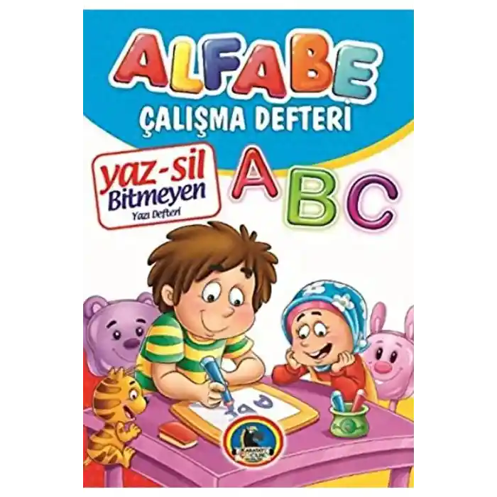 Alfabe Çalışma Defteri Yaz-sil Bitmeyen Yazı Defteri