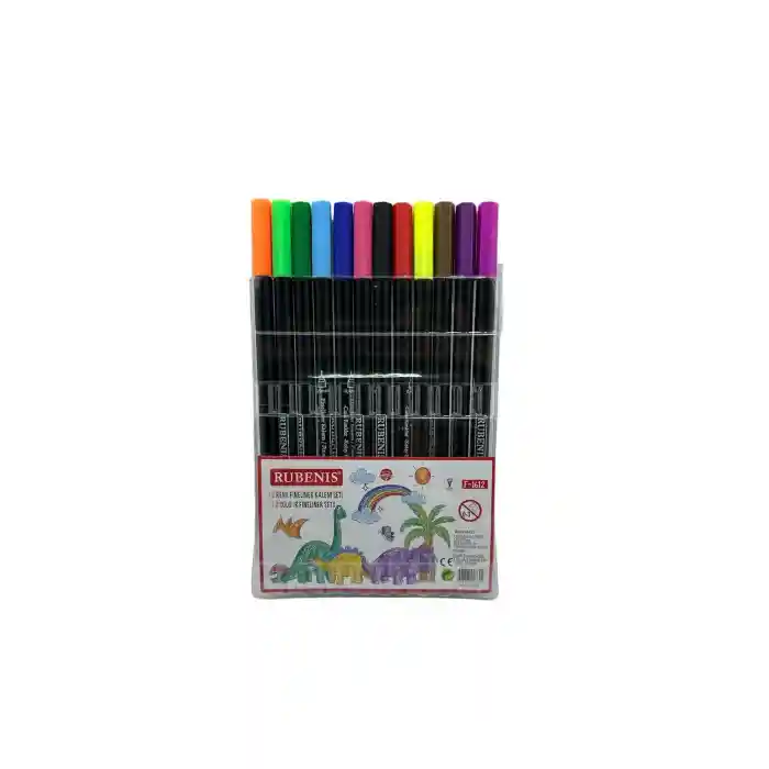 Fineliner Kalem Seti 12 Renk 0.4 mm