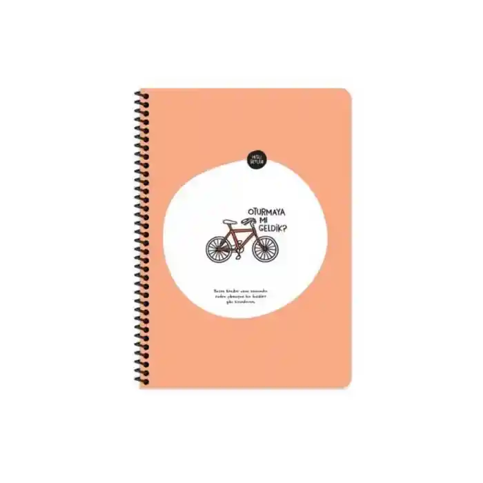16,5*22,5 80yp.kar.stickerli Defter - Oturmaya Mı Geldik?