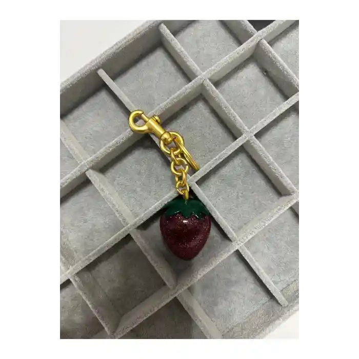Çanta charm ve anahtarlık çilek
