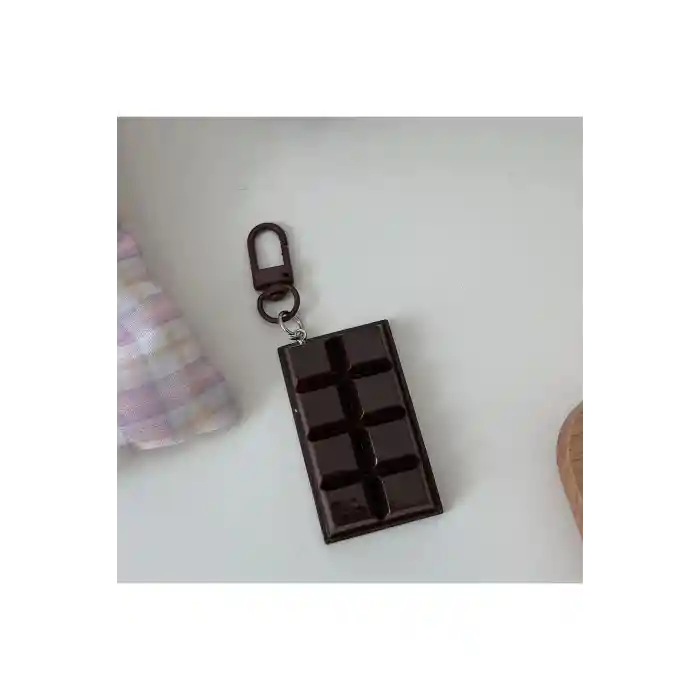 Tatlı Tutkusu Çikolata Bar Şekilli Charm Anahtarlık