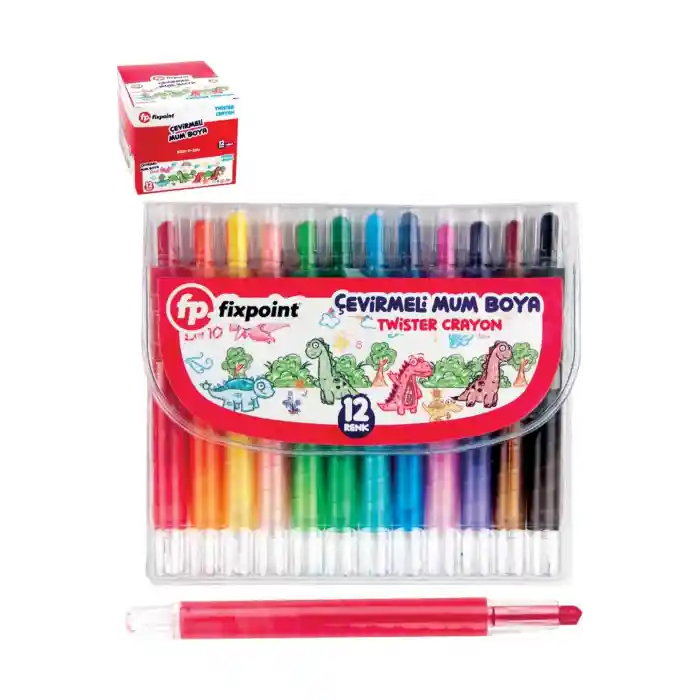 Fixpoint Twister Crayon Mum Boya Çevirmeli P-2114