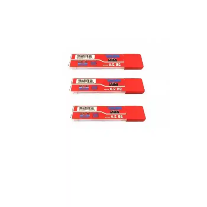 Kırmızı Renkli Kalem Ucu, 2.0mm, 3 Adet Set