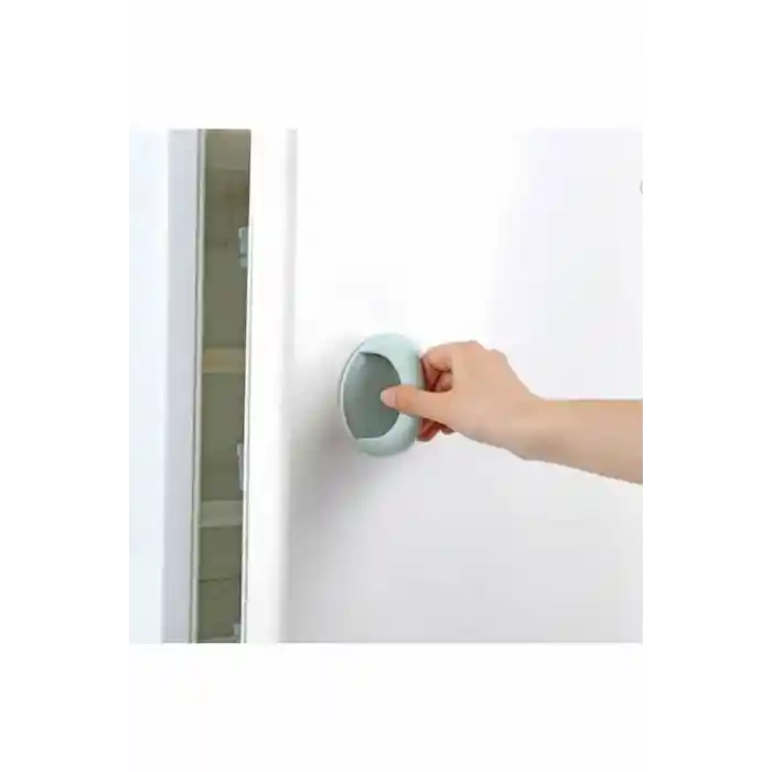 Çok Amaçlı Tutacak Pratik Kulp Kendinden Yapışkanlı Anında Dolap Çekmece Kolu 6 Adet Karışık Renk